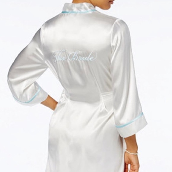 Linea Donatella Other - Wedding Season!!! Never worn! White satin bridal robe